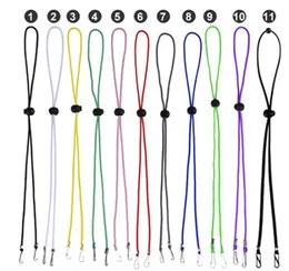 Ayarlanabilir Yüz İpi Maskeleri Anti-kayıp sapanlar Emniyet istirahat Kulak Tutucu Halat Koruma İpi Maske Maskeler Toka LSK1153 Maske Maske