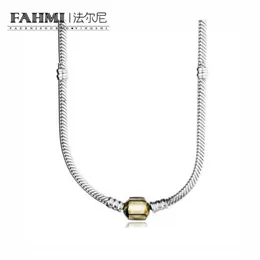 Fahmi New Fashion 100％925スターリングシルバー590703HGチャームペンダントネックレス女性のネックレス卸売ジュエリーギフト