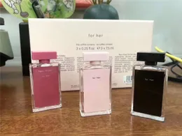 transporte rápido tempo livre 2020 A mais recente lista Mini Perfume três set peça 7,5 ml * 3 mulheres perfume cheiro agradável de longa duração