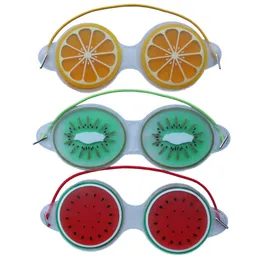 Ice Gel Máscara para os olhos Máscaras para dormir Lembrancinhas para festas Compressa fria Géis de frutas fofos Olhos Alívio da fadiga Cuidados refrescantes Relaxamento