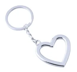 Novelty Zinc Alloy Heart Shape Keychains Metal Keysvinings för älskare