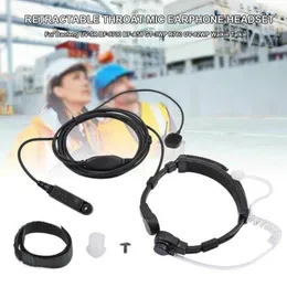 High Quality Telescopic Throat Microphone Mic Headset For Baofeng Walkie Talkie UV-9R Plus BF-9700 BF-A