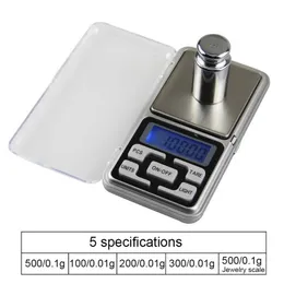 100/200/300/500g Waage Taschenwaage Elektronische Digitale 0,01g Präzision Mini Schmuck Hintergrundbeleuchtung waagen Küche