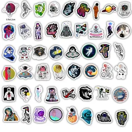 5 Sets 250PCS Astronaut Colorful Graffiti Stickers Water Cup Computer Skateboard Stickers