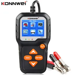 KONNWEI Tester baterii Narzędzia 12 V 6V Car Batterys Motorcycle Analyzer System 2000CCA Ładowanie Kształtowanie Testów KW650