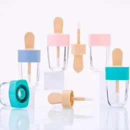 6ml DIY Lip Glaze Handmade Mini Kolor Lip Gloss Tube Beginner Przezroczyste Lody Gloss Tube Lody