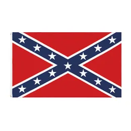 Johnin 3x5fts Flag confederato ribelle Dixie USA Guerra civile della Virginia del Nord American 90x150cm