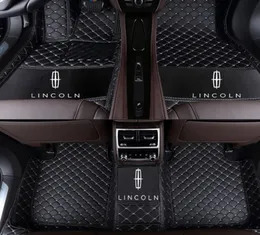 Passend für Lincoln Continental MKC MKS MKT MKX MKZ2000–2021 alle Modelle, luxuriöse, maßgeschneiderte wasserdichte Fußmatten
