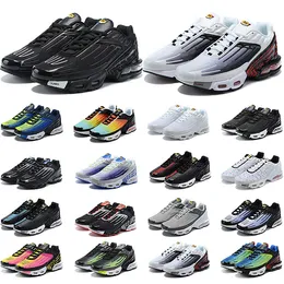 Top Quality Tn Plus 3 III Tuned Running Shoes Men Women Chaussures Triple White Black Green OG Neon Mens Womens Sneakers Sports Runners