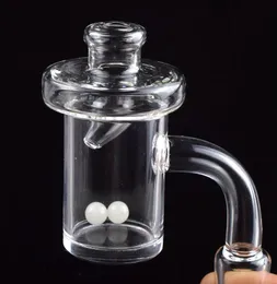 4 milímetros inferior Flat Top 4590 Degrees Quartz Banger Prego Com vidro colorido Carb Cap Terp pérola 10 milímetros 14 milímetros 18 milímetros Para Bongos Dab Rigs