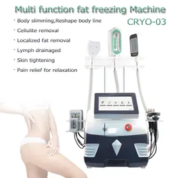 Pondery Freeze 360 ​​graus Crioterapia Peso emagrecimento Reduza a remoção do queixo duplo Slim RF 40K cavitação a máquina de beleza do efeito