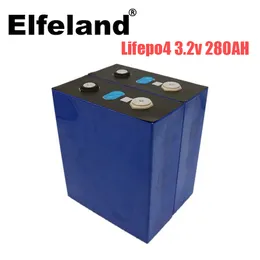 Nya 4PCS 3.2V 280ah Square Lifepo4 Batteri DIY 12V 280ah uppladdningsbart paket för elektrisk scooter RV Solar Storage System