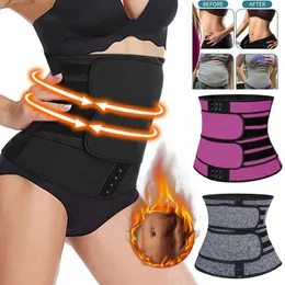 2020 New women Waist Trainer Fitness Sauna Sweat Neoprene Slimming Belt Girdle Shapewear Modeling Strap Zipper Body Shaper