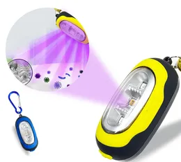 Mini steriliseringslampa UVC steriliseringslampa Nyckelkedja UVC-bakteriedödslampa som används för ansiktsmask Mobiltelefon desinfektion