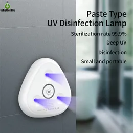 مثلث 3LED UVC مصباح البسيطة الأشعة فوق البنفسجية UV المطهر USB Sterlizer مصباح المحمولة Sterlization ضوء الأشعة فوق البنفسجية UV التطهير مصباح مبيد للجراثيم الضوء