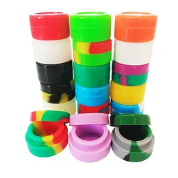 5ML Round Silicone Container Jars Dabs Wax Containers Dry Herb FDA Silicone Box For Concentrate Wax Oil Containers
