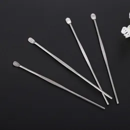 Rostfritt stål Öronplock Öronvax Earwax Curette Remover Handle Cleaner Tool Earpick Spoon Rengöring Rostfritt Stål Örnplocka