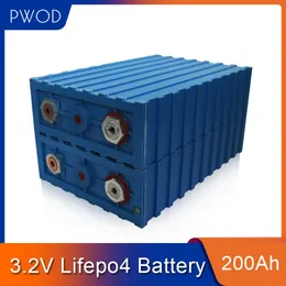 PWOD 3.2V 200Ah 16st Original CALB Battery Plast LiFePO4 Cell uppladdningsbart solar12V 24V 48V 200Ah celler paket