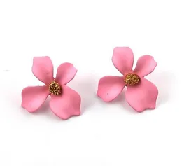 Personlig godis färgblomma stud örhängen Ny mode liten blomma örhängen för kvinnor tjejer korea stil smycken eppacket gratis