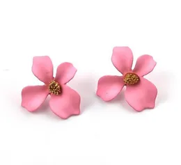 Personalized Candy Color Flower Stud Earring New Fashion Small Flower Earrings for Women Girls Korea Style Jewelry Epacket free