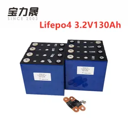 8PCS CALB 새로운 3.2V 130Ah 한 LiFePO4 긴 수명주기 3500 시간 NOT 120Ah를 들어 12V 태양 에너지 저장 배터리 팩 태양 광