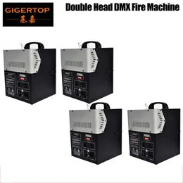 4PCS Stage Special Effects Fire Machine Big Flame DMX 512 Flame Projector Two Head Stage Fire Thrower Safety Channel Flame8510995