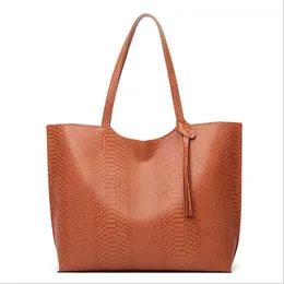 Women's shoulder bag fashion women's bag European and American Snake skin Tote Bag handbags