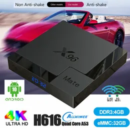 X96 Mate Andriod 10.0テレビボックスAllwinner H616 BT5.0デュアルWiFi 2.4g + 5g PK x96q T95 C1
