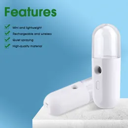 2020 Mini vaporizzatore facciale USB elettronico nano nebulizzatore disinfettante per alcool per la disinfezione e l'idratazione del viso Spedizione gratuita DHL