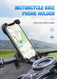 Universal Motorcykel Cykelställ Bike HandelBar Mount Holder för iPhone 11 Pro Cellphone GPS står mekanisk