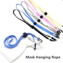 Rutschfeste Masken-Anti-Verlust-Gurte, solides Handy-Seil, zum Aufhängen an der Halsschnur, verstellbare praktische Sicherheitsauflage, Maskenverlängerung, Brillen, Masken, Lanyard