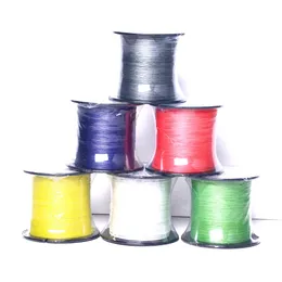 HengJia 5PCS Fishing Tackle LURE 500M Brand Multi-color Super Strong Multifilament PE Braided Wire Fishing Line 15LB to 60LB Japan Quality