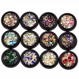 3D DIY Nail Art Decorations Beauty Magical Crystal Rhinestone Jewelry Circle Nail Art Tools Diamond Decoration Kit