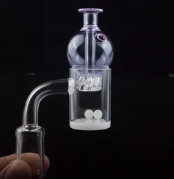 4mm Opak Alt Tokmak 10mm 14mm 18mm kadın erkek kuvars banger kubbesiz tırnak İplik Carb Cap Terp İnci Bong adaptörü Dab Kuleleri