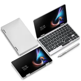 Dizüstü Bilgisayarlar Orijinal 7 "Bir Mix1s Tablet PC Mini Dizüstü Bilgisayar Intel Celeron 3965y 8GB/256GB Gümüş Lisans Pencereleri 10 Dokunmatik Ekran Bluetooth 1.5GHz