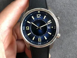 42mm może zmienić wewnętrzny ramek niebieski wybieranie gumowe pasek MIYOTA 9015 Automatyczne męskie zegarek zegarki 9068670 Case ze stali nierdzewnej Sapphire Crystal