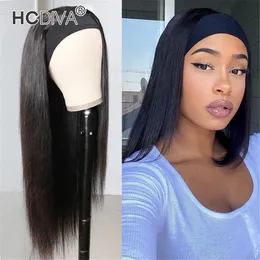 Brasiliansk Virgin Human Hair Headband Gör Full Head Straight Body Wave Deep Wave Curly Kinky Straight Texture Weaving High Quality
