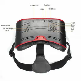 Freeshipping All-in-One WiFi VR Quad Core 3D PC Glasse Virtual Reality 1080p HD Head Mount Headset WiFi / Bluetooth 1GB + 8GB