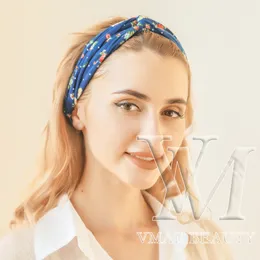 VMAE 2020 headband fashion Women Hairband Print Cotton Knot Headbands for Women Fashion Accessories spa yoga headband Cotton