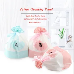Nass und trockene wegwerfbare Baumwolle weiche Gesichtswaschtuch Papier Gesichtsreinigung Wäsche Handtuch Tragbare Reisepapierhandtuch
