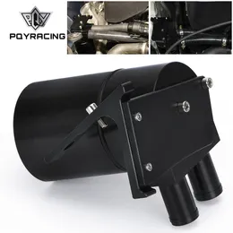 PQY - Black Aluminum Alloy Reservior Oil Catch Can Tank with radiator hose for BMW N20/N26 PQY-TK59