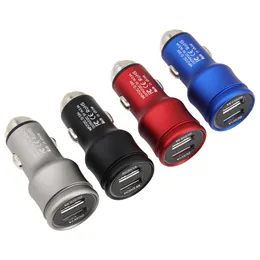Cell Phone Car Charger Dual USB Port 1A 2.4A Fast Charge Power Adapter For Samsung LG Android Smartphone Tablet