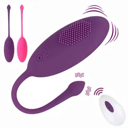 Nxy vibradores huevo vibrador de salto para mujer estimulador cloris bola kegel controlo remoto masaje punto g tienda sexual 220110