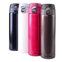 17 Ounces Double Wall Vacuum Insulated Stainless Steel Travel Water Bottle with Flip Open Lid for Hot or Cold Drinks 201221