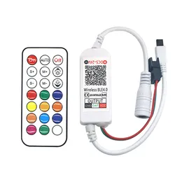 21 Nyckel LED Bluetooth Dream Color Controller för Pixel Strip Light Music Controller för 1903 WS2811 WS2812B Strip