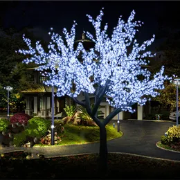6 Renkli LED Kiraz Çiçeği Ağacı Işık LED Yapay Ağaç Işık 3456pcs LED Ampuller 3m Yükseklik 110 / 220VAC