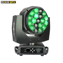 DJ Moving Head Lights Sharpie Beam Moving Lamp 19x15W Bees Eyes Wash Light RGBW 4in1 per DJ Event Perfessional Stage Performance