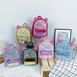 Kids Mini Backpack Purse Cartoon Cute Sequins School Bags for Girls School Backpack Baby Back Pack