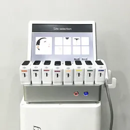 Newest 4D 3D HIFU High Intensity Focused Ultrasound Face Lifting Skin Rejuvenation Tightening Anti Aging Wrinkle Machine with 8 Cartridges