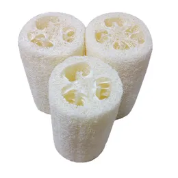 Ny naturlig Loofah Bath Body Shower Sponge Scrubber Pad Badrum Produkter Verktyg Hushållsvaror Borstar